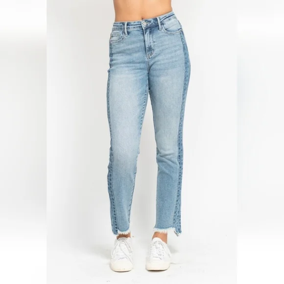 Vintage Wash Side Panel Detail With Fray Hem Slim Size 11/30" - Picture 8 of 10